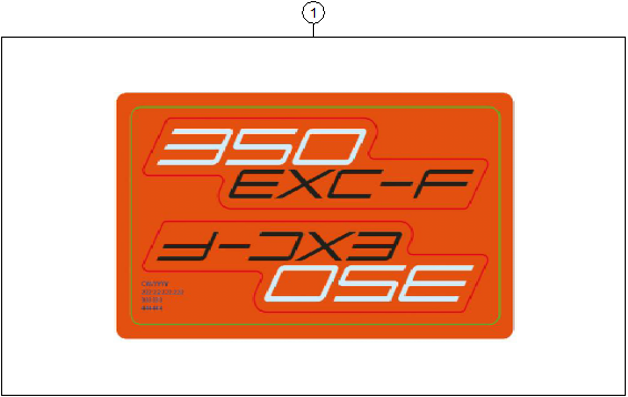 vue éclatée kit déco - ktm 350 exc-f eu 2026