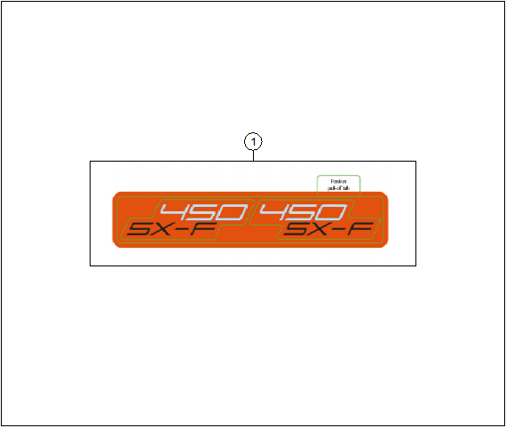vue éclatée kit déco - ktm 450 sx-f eu 2026